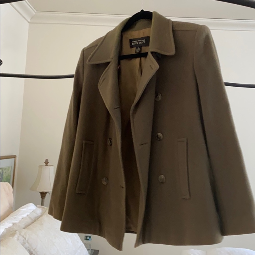 Ellen Tracy Green Peacoat